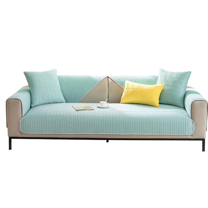 Summer Sofa Cushion Ice Silk Summer Mat Simple Modern Sofa Cover Cool Non-Slip Sofa Cover Towel