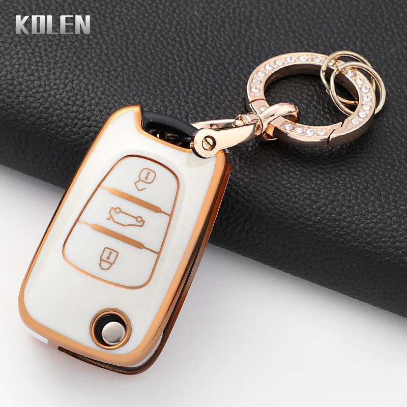 New Tpu Car Key Case Cover Fob For Hyundai I20 I30 Ix20 Ix25 Ix35 Elantra Accent For Kia Sportage Rio 3 Soul Optima Ceed K5 Bag