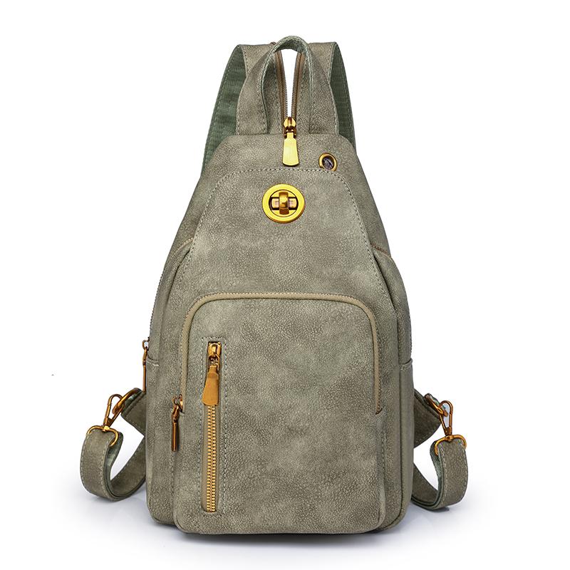 Waterproof Women's Lightweight Chest Bag Multifunctional Backpack Travel Bag