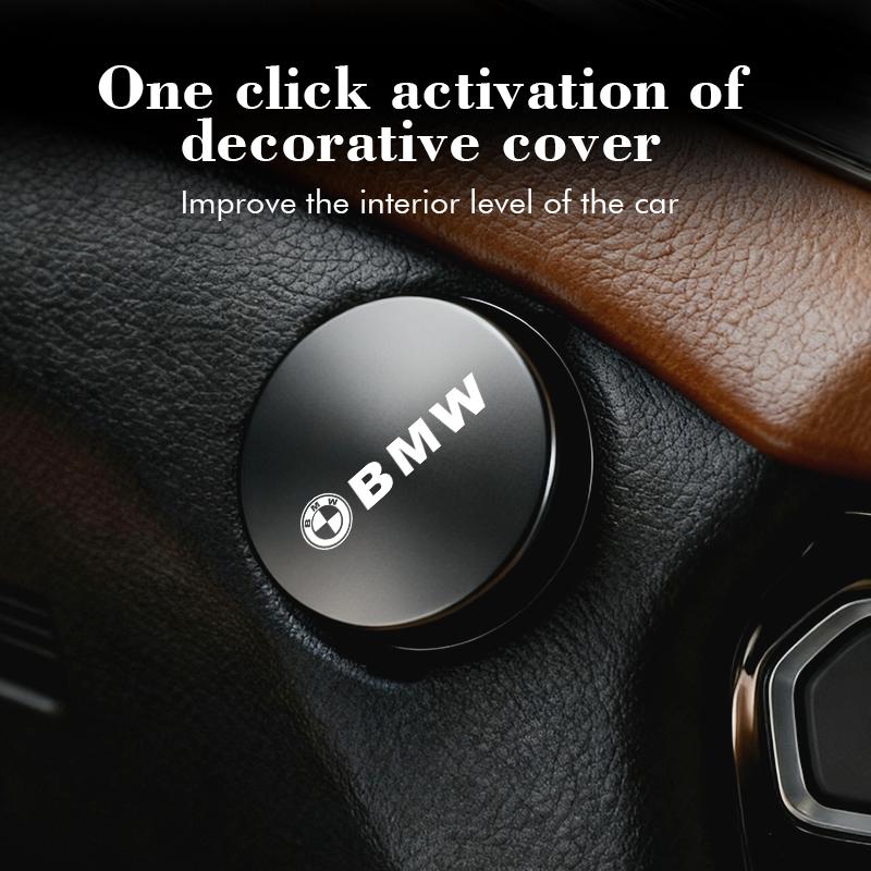 AAAQN1 Car One-Click Start Buttons Protective Cover Emblem Decoration For BMW M3 M5 X3 E93 F10 F20 F30 F40 F15 F25 F26 F31 F49 F86