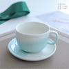 Retro Ceramic Coffee Cup And Saucer Set Creative Souvenir Cup Afternoon Tea Mug Coarse Pottery Coffee Cup
