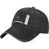 Hebräische Yeshua Grafik Baseballkappe Gewaschener Denim Verstellbare Sport Dad Cap für Unisex