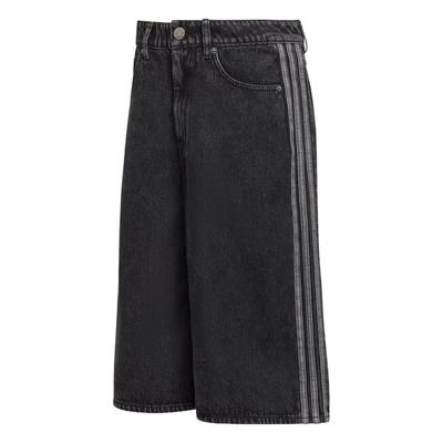 Originals Firebird Solid Color Striped Breathable Loose Denim Shorts Women Shorts KD2916