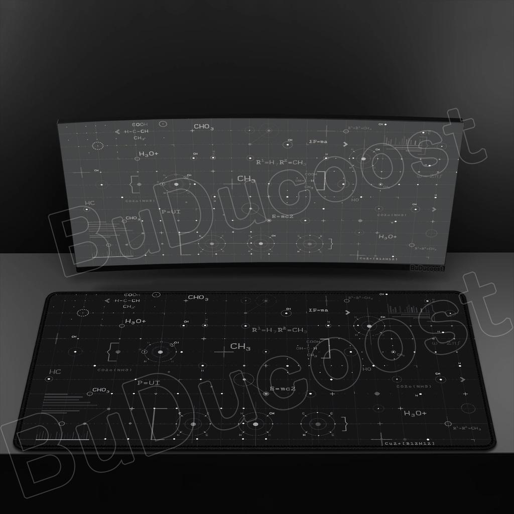 E=mc2 Formula Scientific Formula Table Pad Gaming Mouse Pad Super Large Astronomy Chemistry Formula Mouse Pad Gaming Accessories
