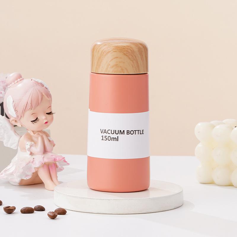 

Mini Harajuku-Style Cute Portable Thermos Cup for Female Students - Small Capacity, Simple Ins Style. 150-250ml