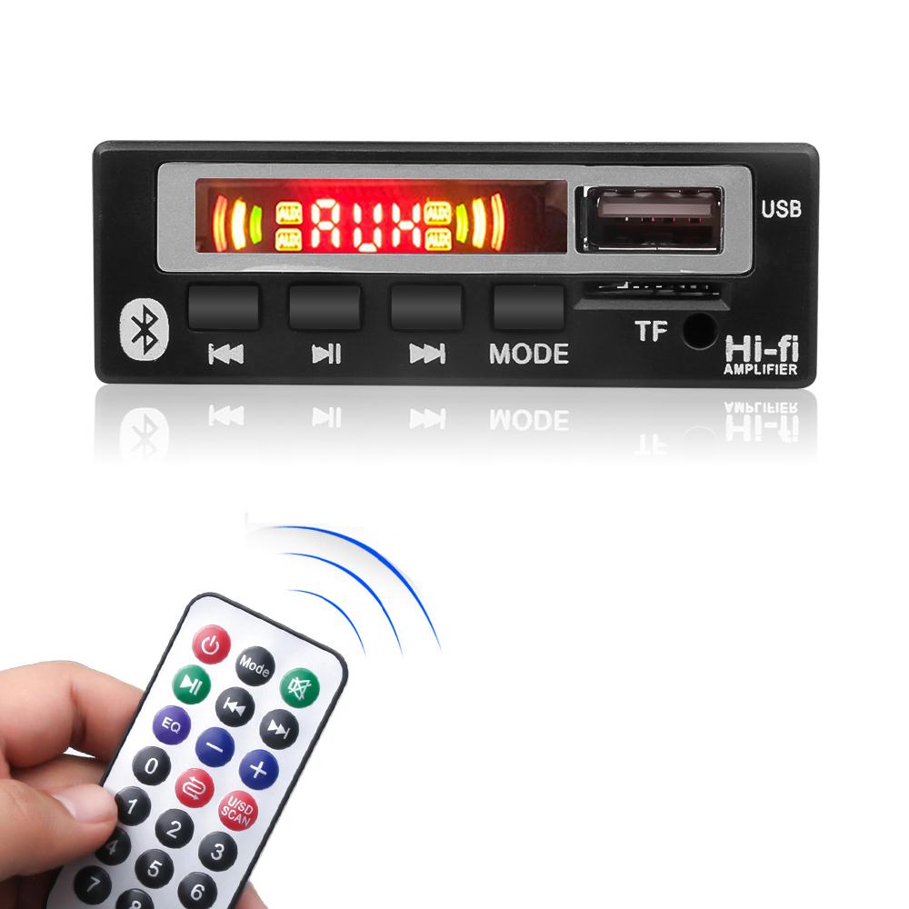 Bluetooth 5.0 MP3 Decoder Board Wireless Car Music Player with Color Screen Car Audio USB TF FM Radio Module