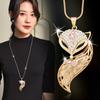 Fox Sweater Chain Trendy Autumn And Winter Long Women'S Versatile Fashion Accessories Necklace Pendant Pendant