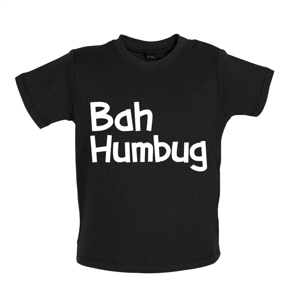 Bah Humbug - Baby Kids Boys Girls Unisex T-Shirt / Babygrow - Christmas Xmas Santa Gift Funny Scrooge 110