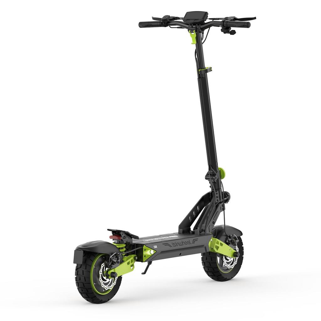 Isinwhhel D2 Urban Community Electric Scooter 48V15.6Ah Battery 1000W Motor 10 Inch Off-Road Tires With Front&Rear Dual Disc Brakes