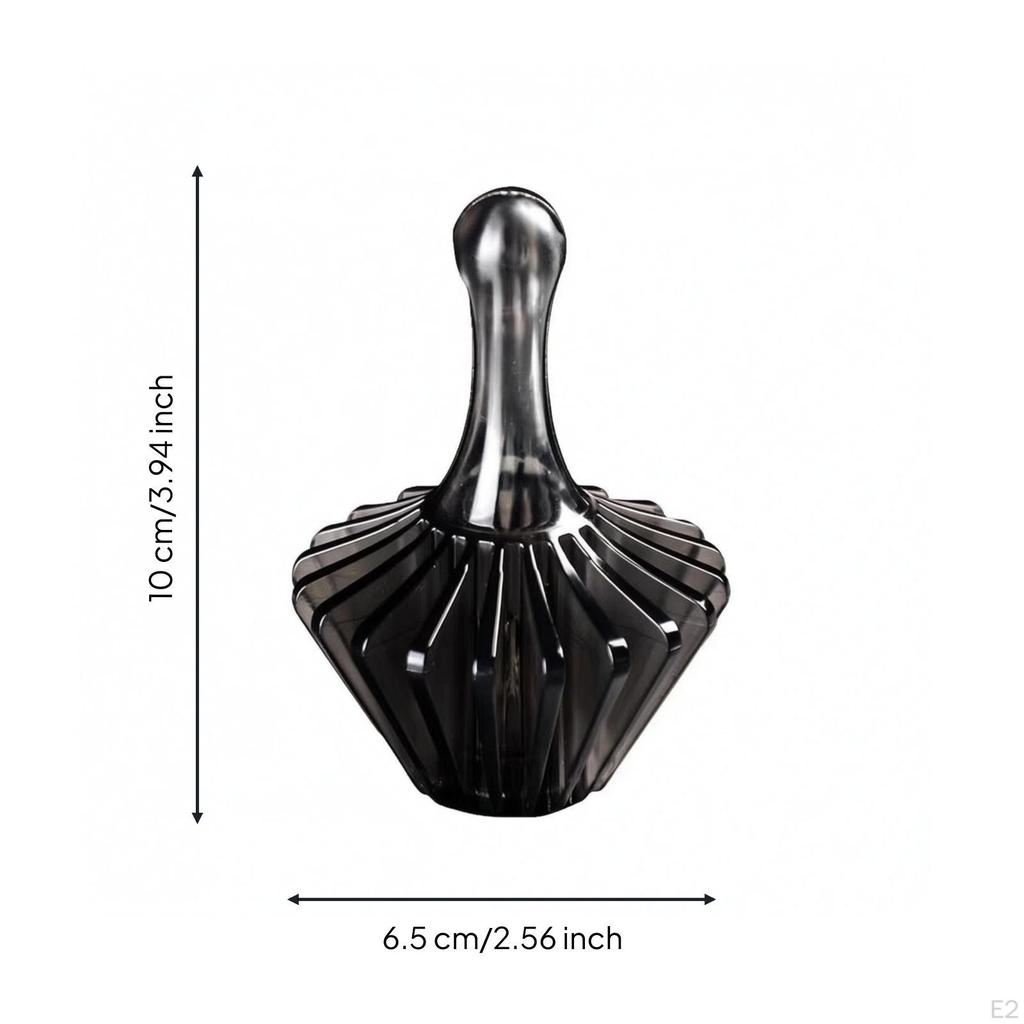 Cone Coffee Strainer 20 Groove Rib Handheld Press Ribbed Crystal Resin Dripper