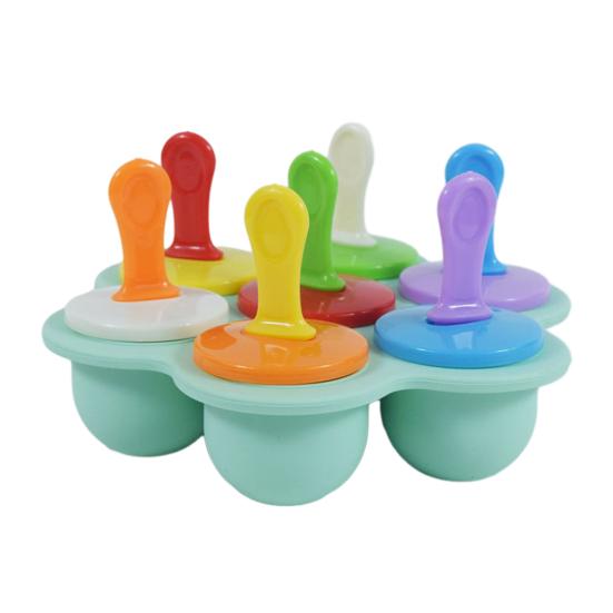 Popsicle Molds for Kids Reusable Ice Pop Mold with Sticks Homemade Mini Toddler Popsicle Mold BPA-Free Food-Grade Non-Stick Tray