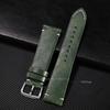Cowhide Watch Strap Bracelet Vintage Genuine Leather 18mm 20mm 22mm 24mm Watchband Women Men Sport Quick Release Wristband