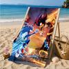 Blue Hedgehog In Action Beach Towel, Super Soft Microfiber, Perfect Gift for Her/Him, Birthday, for Pool, Beach, Travel, Decor Beach Party