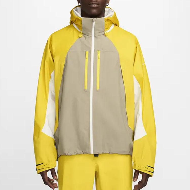Nike X Nocta The Art SS24 Comfortable Fashion Casual Zip-Up Long Sleeve Jacket Unisex Jacket Yellow FD2161-247