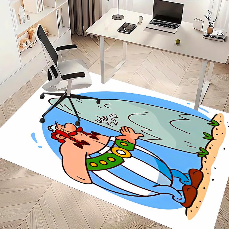 Asterix the Gaul Printed Absorbent Washable Carpet, Non-Slip Bathroom Mats, Kitchen Rugs, Yoga Mat,Living Room Entrance, Camping Picnic Rugs