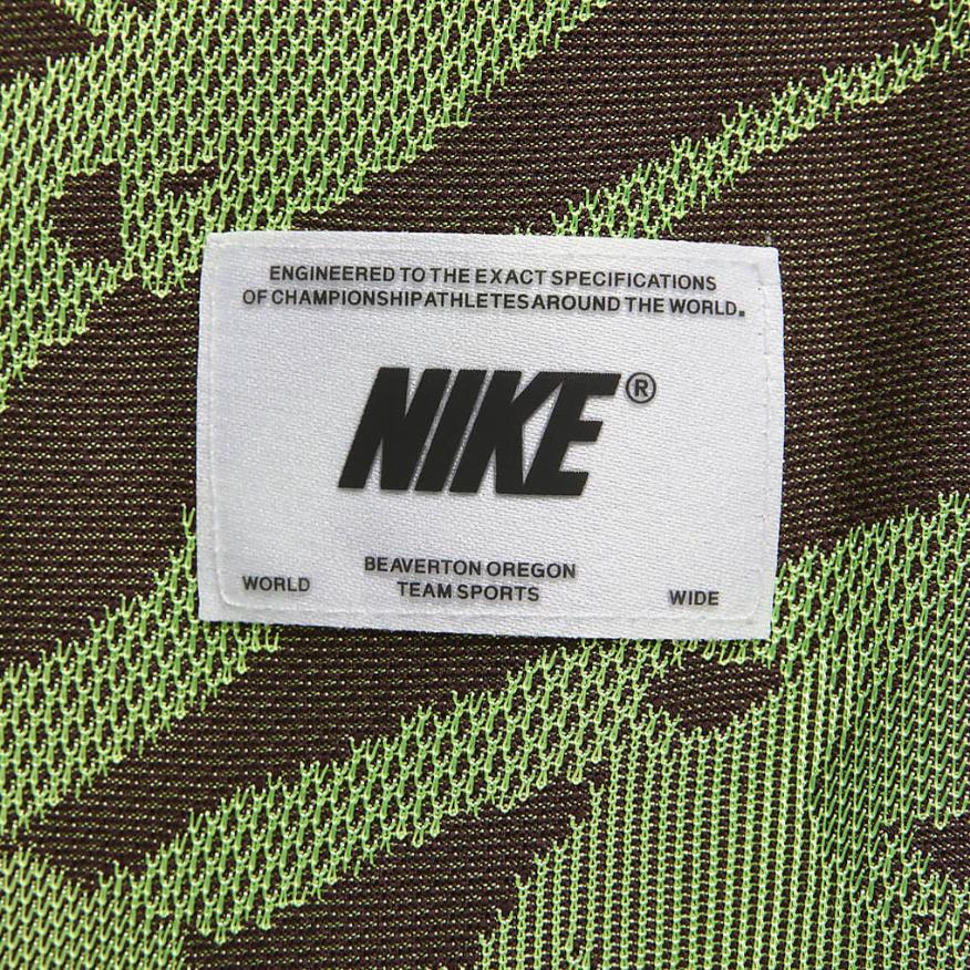 Nike All Over Print Logo Round Neck Basketball Quick Dry Sleeveless Vest Men Tops Yellow Green DX0257-227
