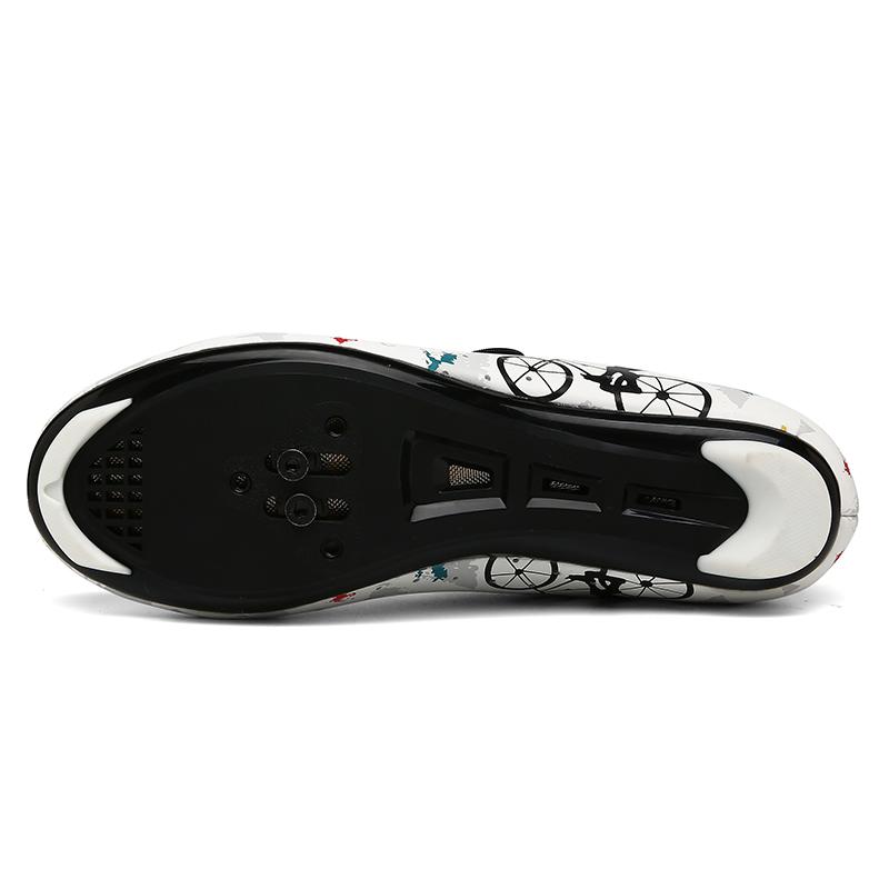 Cycling Sneakers Men MTB Shoes Self-Locking Road Bicycle Shoes Women Exercise Bikes Sneakers Cleats Clip Cycle Training Shoes