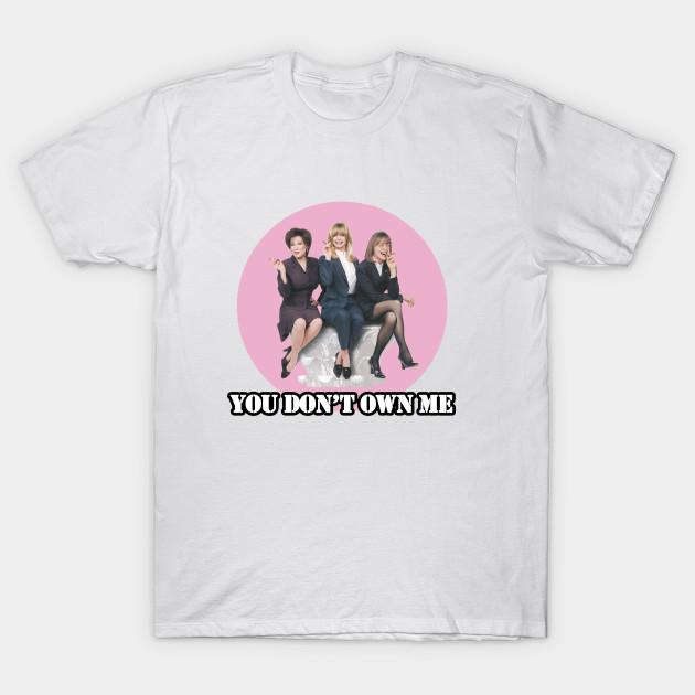 

Men Black Print T-shirt The First Wives Club No-Cut Transfer Paper Print Cotton Tshirt L білий
