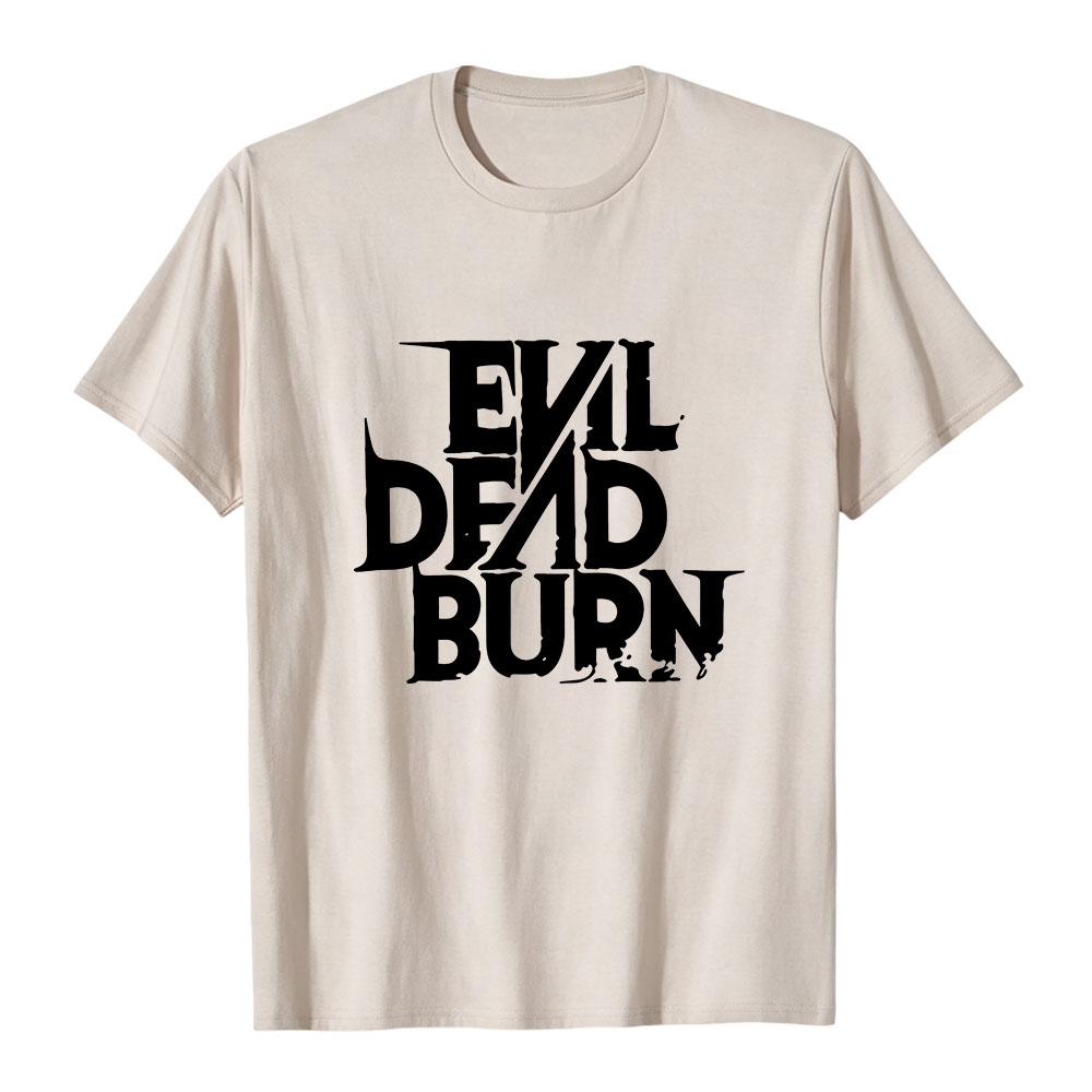 Camiseta Evil Dead Burn para Hombre Mujer Ropa Cuello Redondo Algodón Manga Corta Unisex Camisetas Estampado Gráfico Merch Ropa Casual Suave