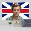 Handsome Male Celebrity Portrait Tapestry  Celebrity Photo Design Perfect for Fan Room Decoration Large Wall Hanging Artwork