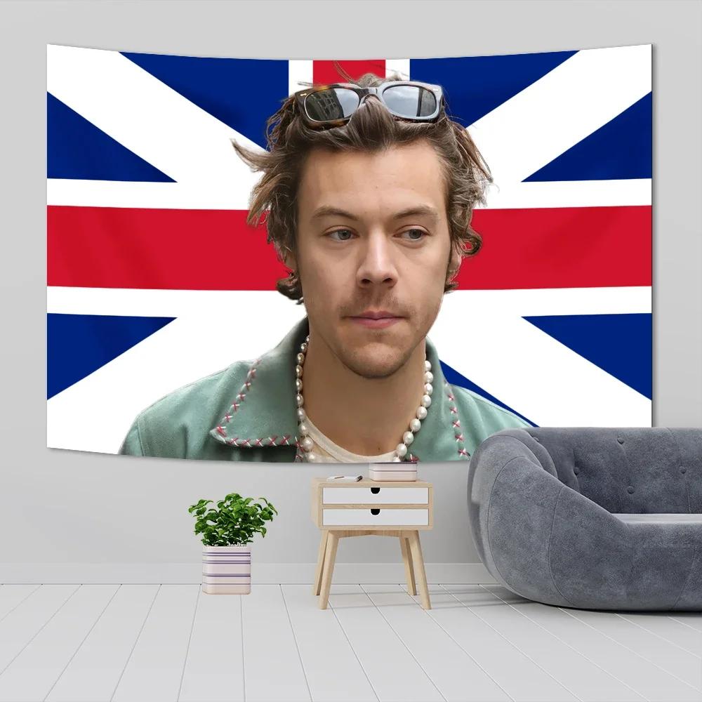 Handsome Male Celebrity Portrait Tapestry Celebrity Photo Design Perfect for Fan Room Decoration Large Wall Hanging Artwork