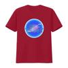 Ozric Tentacles Logo a Bolle Maglietta Nera Nuovo Merchandising Ufficiale della Band vintage Lavata streetwear Versatile Casual Elasticizzata