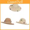 Summer Beach Straw Hat With Wide Brim And Adjustable Fit For Sun Protection And Fashion