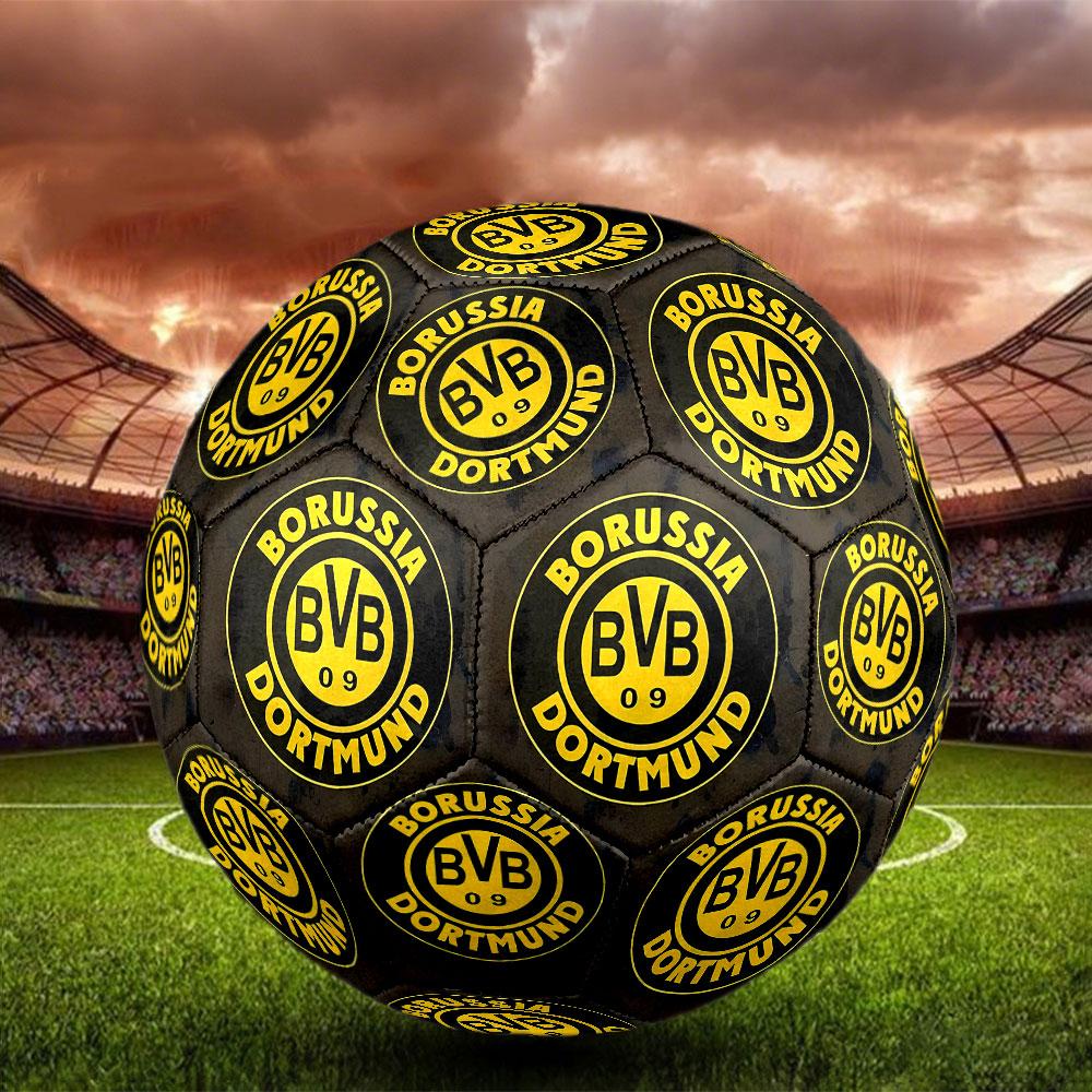 1pc Borussia Dortmund Soccer Ball Size 5 Indoor Soccer Ball Fashion Colorful Backyard Game - Great For Sports Fans Gift HE14