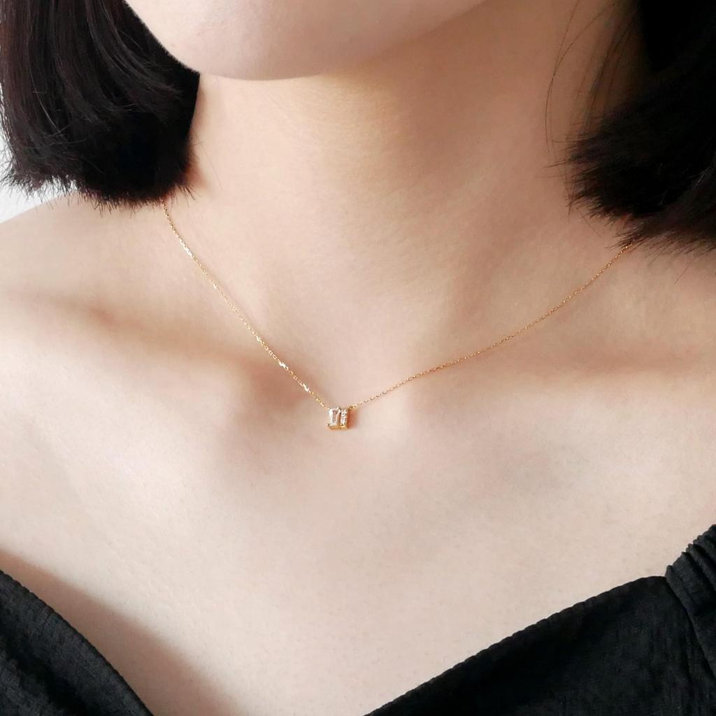 Vendome K18YG White Topaz Diamond Necklace GGVN015440TH [Official] [VIH Aoyama]