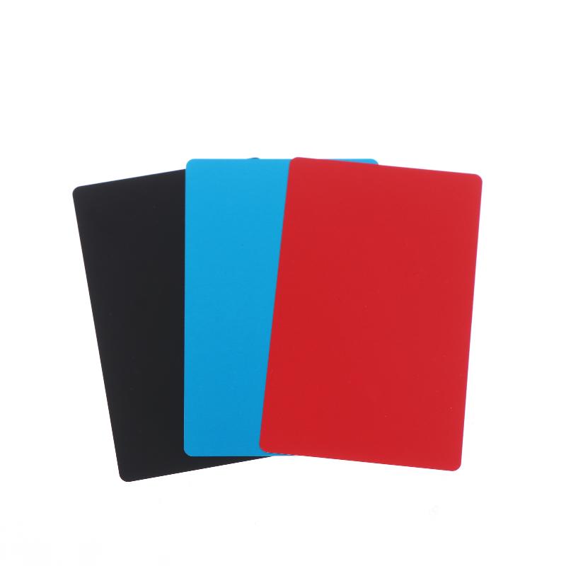 50 Buc. Blankuri Gravură Laser Foaie Aluminiu Cărți de Vizită Gravură Laser Multifuncționale DIY Cărți Cadou