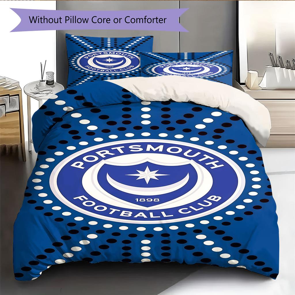 PFC logo Bedding Quilt Set Quilt Cover Pillowcase Home Decoration Birthday Gift (1 * duvet cover + 2 * pillowcase, without core)