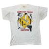 Vintage Single Stitch T-shirt  Graphic Print White Mens
