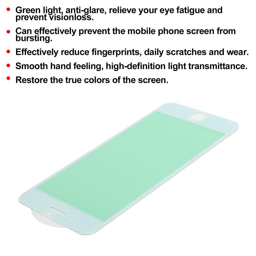 Gehärtetes Glas Displayschutzfolie oder Grünes Licht Augen Schutzfolie für 7