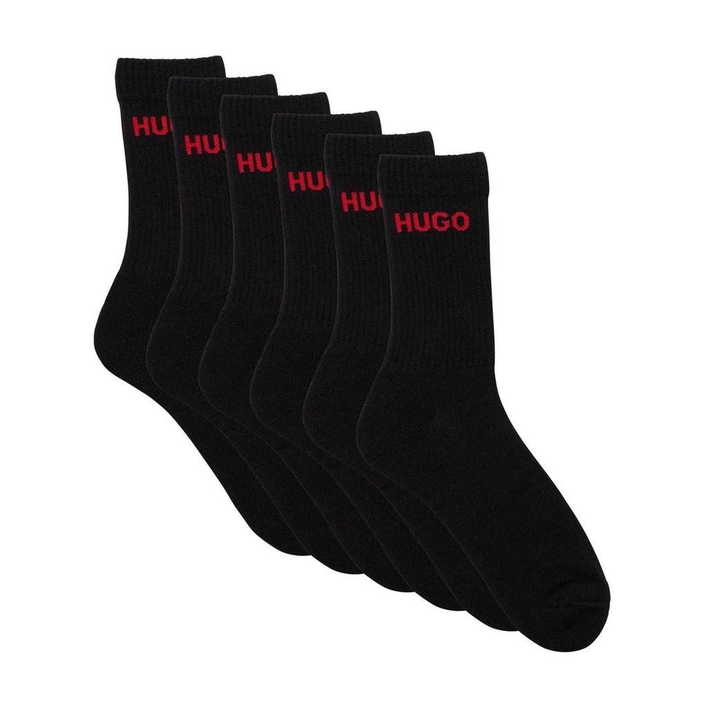 Hugo Boss Mens Crew Socks (Pack of 6)