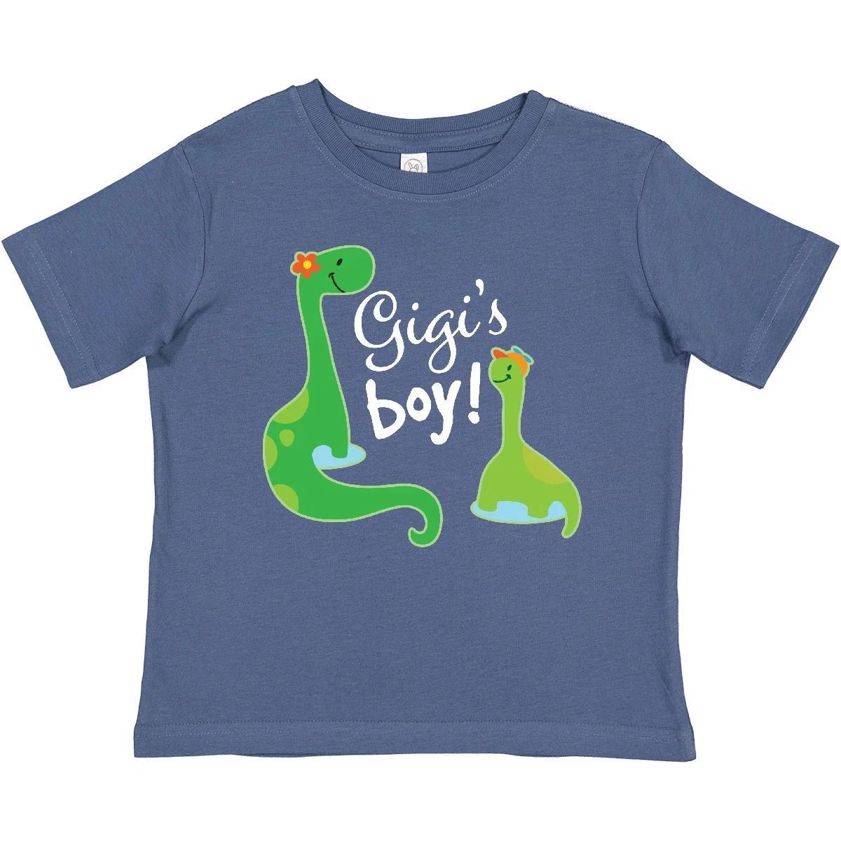Inktastic Gigi Boy Grandson Dinosaur Baby T-Shirt Gigis Grandchild Dino Idea 150