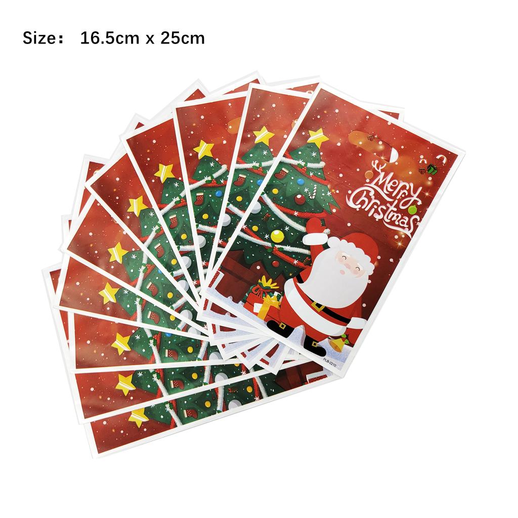 10Pcs Halloween Gift Candy Bags Pumpkin Skull Bat Trick or Treat Cookies Bag Candy Packaging Halloween Party Favors Supplies