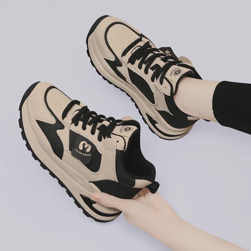 Women's 2024 Lightweight Thick-Soled Casual Sneakers - Versatile Autumn Sports Shoes