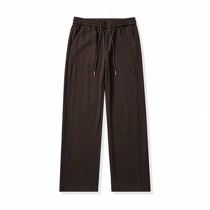 Trendy brand versatile casual pants men's autumn and winter new straight loose wide legs drooping sports long pants