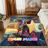 1PC Custom Name Colorful Dragon Fantasy Theme Floor Mat Ideal for Living Room, Game Rooms, Office, Bedroom, Office Floor Mat , Floor Mats for Home