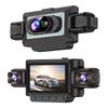 360° autokamera se 4 objektivy pro auta, WiFi aplikace, 1080P, 4-kanálový videozáznamník jízdy, kamera do kabiny a zadní kamera