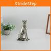 Resin Cheetah Decor Figurine With Antique Finish For Living Room Or Desk