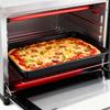 Plech na pizzu s tlustým okrajem Obdélníkový hliníkový pekáč s hloubkou 5 cm a zahnutými okraji pro bezpečnou manipulaci