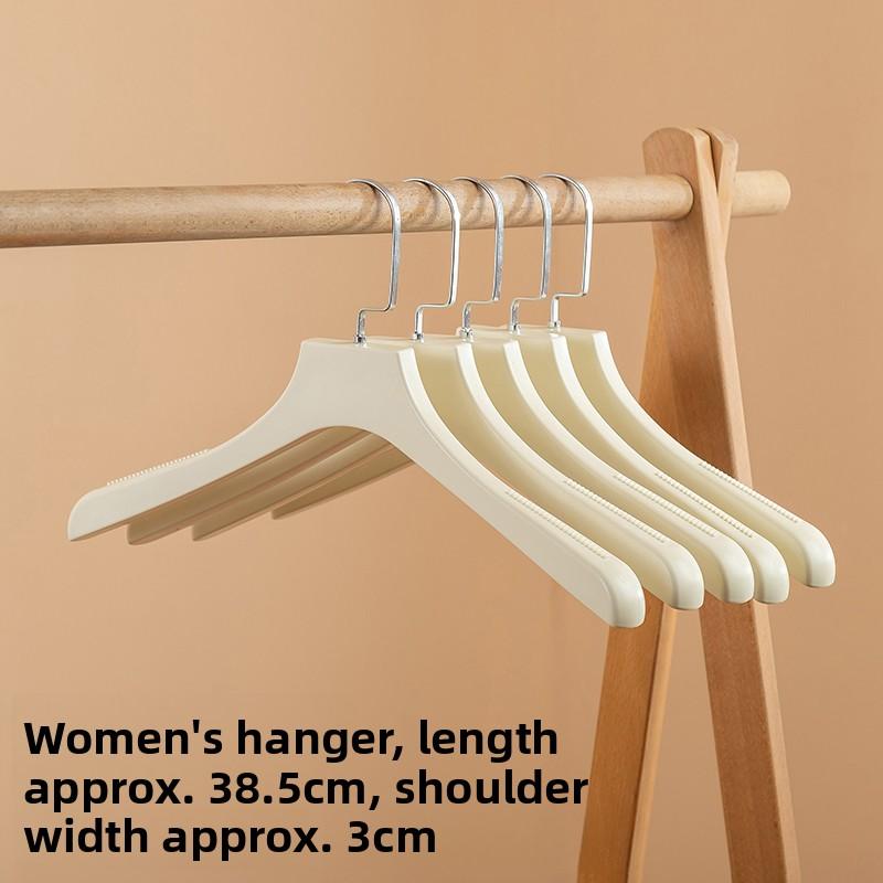 No-Trace Plastic Clothes Hangers for Clothing Stores Home Use Adult Modern Sle Iron Hook Anti-Slip Design Wardrobe Storage