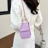 Chic Trendy Pu Leather Quilted Chain Bag 2024 Fresh Spring Collection For Women