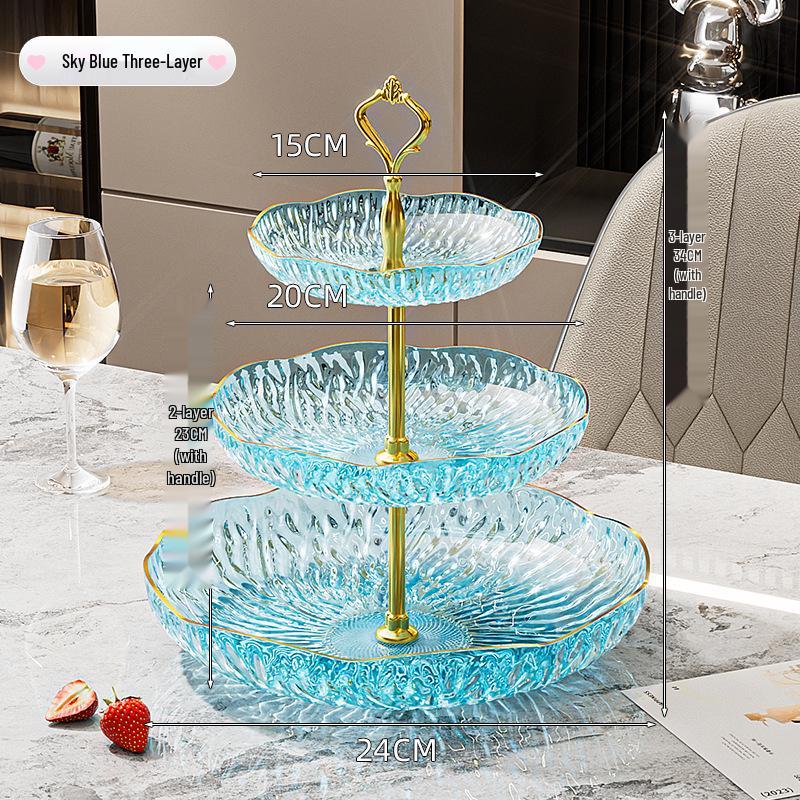 Elegant Multi-layer Fruit and Snack Bowl for Home or Hotel