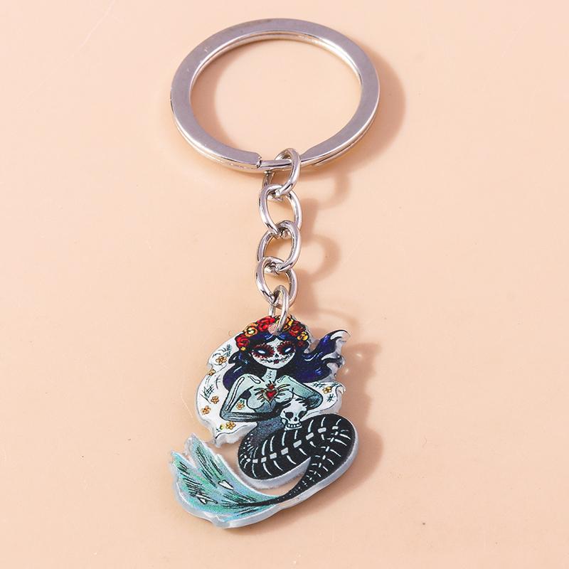 

Cute Resin Halloween Ghost Keychain Pumpkin Skeleton Keyring Pendants for Men Women Key Holder Handbag Charms DIY Jewelry Gifts