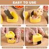 DUOAMARE Triangular Onigiri Mold Set 3-Pack Multicolor Cute Sushi Maker Rice Ball Press Tool