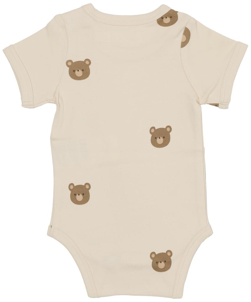 OC Long Sleeve Bodysuit Bobbie Bear Tofu JBCO245342 Baby OWHT 80 [Jamie Kay]