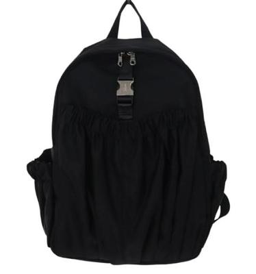 Acock Gathered Backpack Black