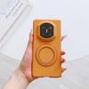 Suitable for Matex7 Folding Screen Mobile Phone Case Frosted Rock Sand Grainy X6/X5 Magnetic Suction Rotating Bracket Double Central Axis